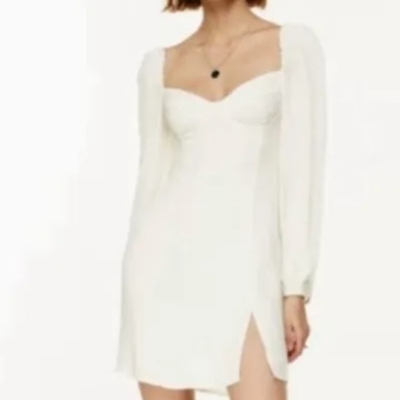 Aritzia Wilfred White Novella Mini Dress - Picture 5 of 5